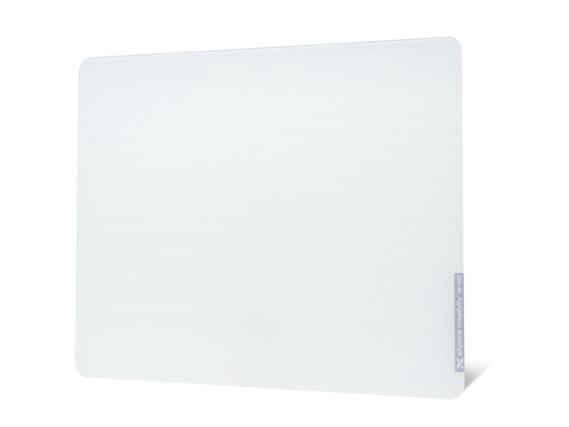 XVX Glass Mousepad Gaming, White Hard Mouse Pads for Esports, Large Mouse Mat 16.2' x 12.2', Tempered Glass Mouse Pad Smooth Micro-Etched Surface...