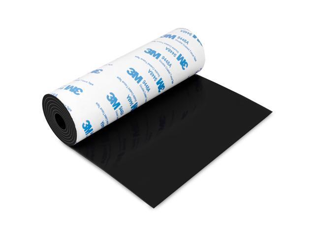Silicone Furniture Pads, 5' x 120' Non Slip Furniture Pads - Black Anti Skid Pads Non Slip Self Adhesive Cuttable Silicone Tape Strip Roll for...