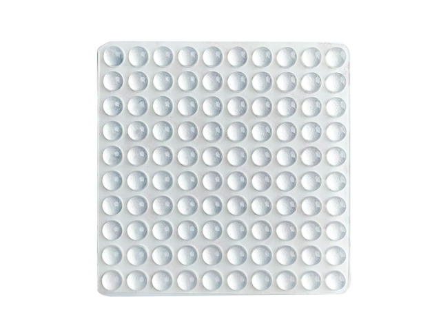 Pack of 100 Adhesive Bumper Pads for Drawers, Cutting Boards, Glass Tops, Small and Kitchen Furniture, Picture Frames Sound Dampening Transparent...