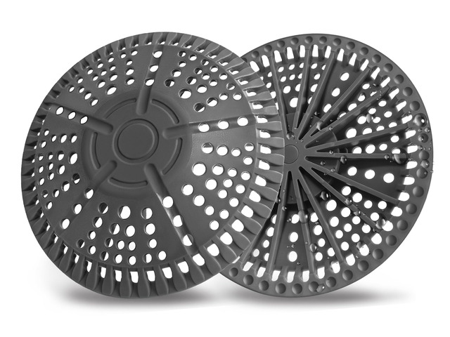 Shower Drain Hair Catcher, 2 Pack 5.5in Shower Hair Catcher Large Premium Silicone Drain Protector Strainer, Shower Drain Cover for Shower Room,...