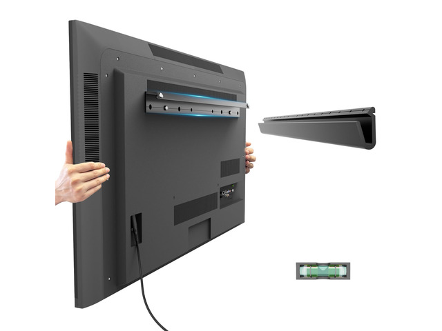No Stud No Drill TV Wall Mount for 32-75 Inch TVs up to 150 lbs Studless Drywall TV Mount, Max VESA 600x400mm, Easy Install, Hardware Included with...