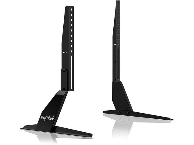Suptek Universal TV Stand Legs TV Feet for 23 to 42 inch LCD LED OLED Plasma TVs, Table Top Replacement TV Stand Pedestal Riser for Flat & Curved...