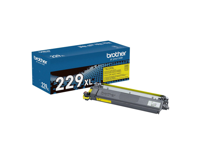 Genuine TN229XLY Yellow High Yield Printer Toner Cartridge - Print up to 2,300 Pages(1) Prints up to 2,300 pages