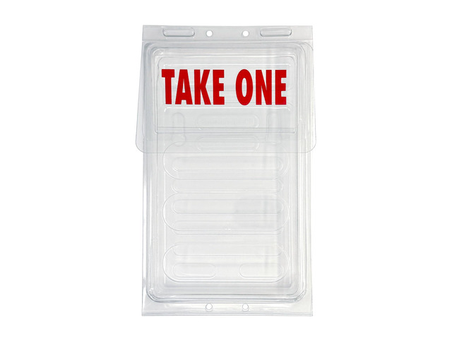 Outdoor Jr Brochure Holder, Half Fold Tri-Fold Take One Document Box, Holds 200, 5.5 x 8.5 Flyers or Other Marketing Needs (TAKE ONE - Jr. Box,...
