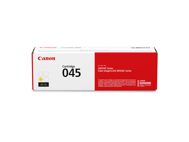 Genuine 045 Yellow Toner Cartridge Compatible with LBP612Cdw, MF632Cdw, MF634Cdw