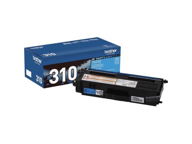 Genuine Standard Yield Toner Cartridge, TN310C, Replacement Cyan Toner, Page Yield Up to 1,500 Pages, TN310