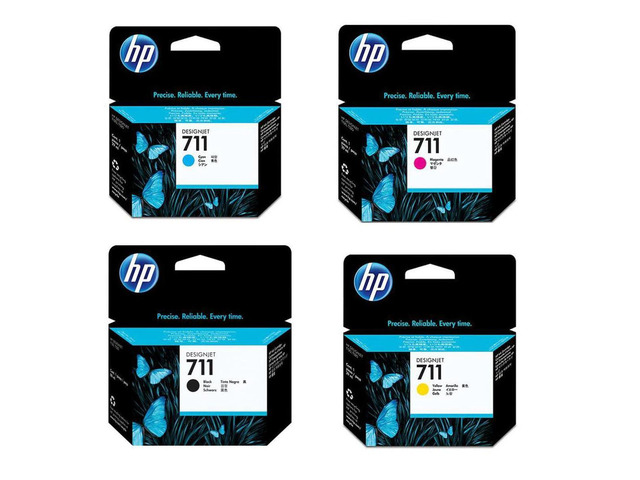 711 Ink Cartridge Bundle Consists of 711 80-ML Black Ink Cartridge, P