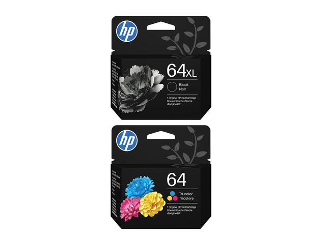 64XL Blk/64 CMY Original Ink Bundle for Envy Inspire/Photo 6200/7200