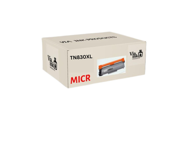 TN830XL MICR Toner High Yield Replacement for Brother TN-830XL TN-830 HL-L2400D L2460DW L2480DW L2405W MFC-L2820DW L2820DWXL OEM Modified Check...