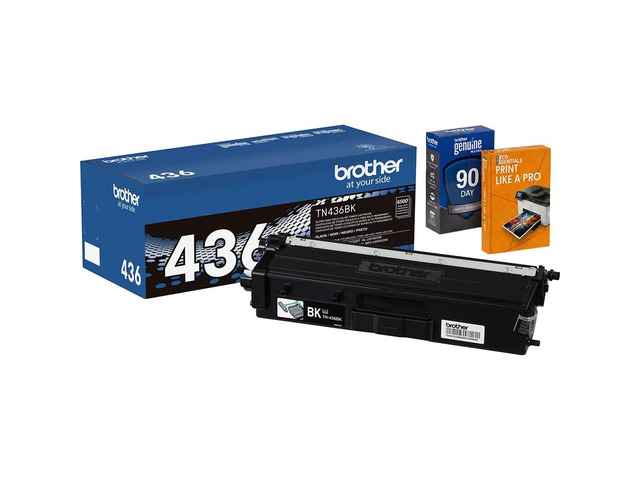 Genuine TN436BK Super High Yield Black Toner Cartridge, Up to 6,500 Pages, for HL-L8360CDW, MFC-L8900CDW, HL-L9310CDW, MFC-L9570CDW, MFC-L8895CDW,...