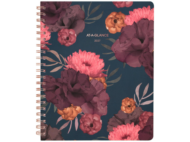 2027 Planner, Weekly & Monthly, 13-Month Jan-Jan, 8.5' x 11', Dark Romance (5254-905-27)