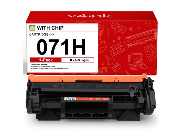 071 071H Black Toner Cartridge Compatible for Canon 071 High Yield 1 Pack for Cannon ImageCLASS LBP122dw MF275dw MF273dw MF272dw LBP120 MF270...