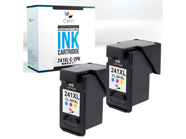 241XL Color Replacement Ink Cartridge for Canon PIXMA MG4140, MG4220, MX372, MX392, MX432, MX434, MX439, MX452, MX459, MX470, MX472, MX479, MX512,...
