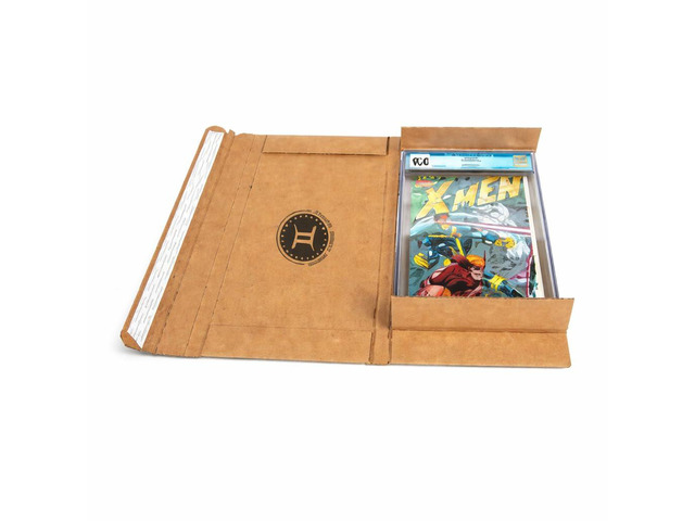 Gemini Graded Comic Book Mailers - Heavy Duty (8.125x13x.5 Inches, 25-Pack) Single Slab Shipper Gemini Mailers, Self-Seal, Corner & Edge...