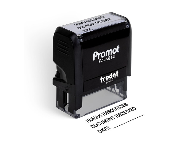 3-Line Self Inking Stamp (XLarge) - Customizable Font & Ink Color Crisp & Consistent Impressions, Thousands of Clear Stampings, Fast One-Hand...