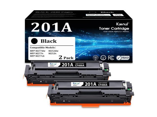 201A Black Toner Cartridges 2 Pack - Replacement for HP 201A Toner High-Yield, Compatible with Color Pro MFP M277dw M277n M277c6, Pro M252dw...