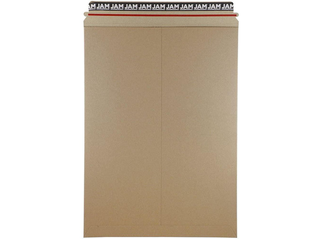 Stay-Flat Photo Mailer Envelopes with Peel & Seal Closure - 13 x 18 - Brown Kraft - 6 Rigid Mailers/Pack