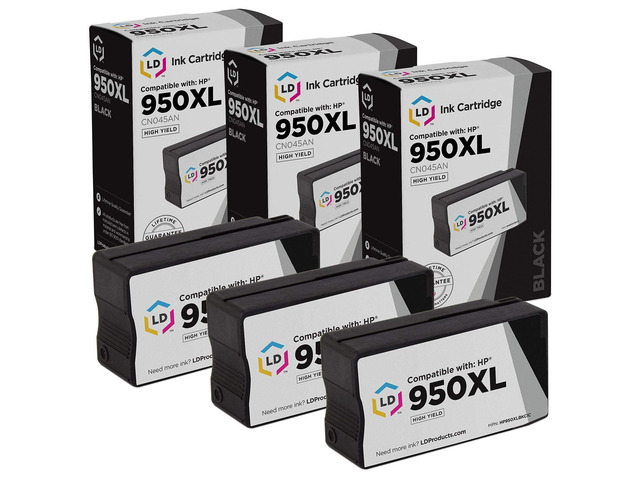 Products Compatible Ink Replacement for HP 950XL 8630 (Black, 3-Pk)