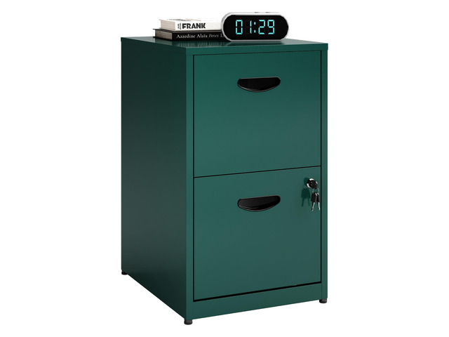 2 Drawer File Cabinet with Lock, Metal Filing Cabinet for Home Office Small Locking Cabinet for Under Desk Storage, Printer Stand, Fits Letter...