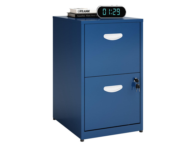 2 Drawer File Cabinet with Lock, Metal Filing Cabinet for Home Office Small Locking Cabinet for Under Desk Storage, Printer Stand, Fits Letter...