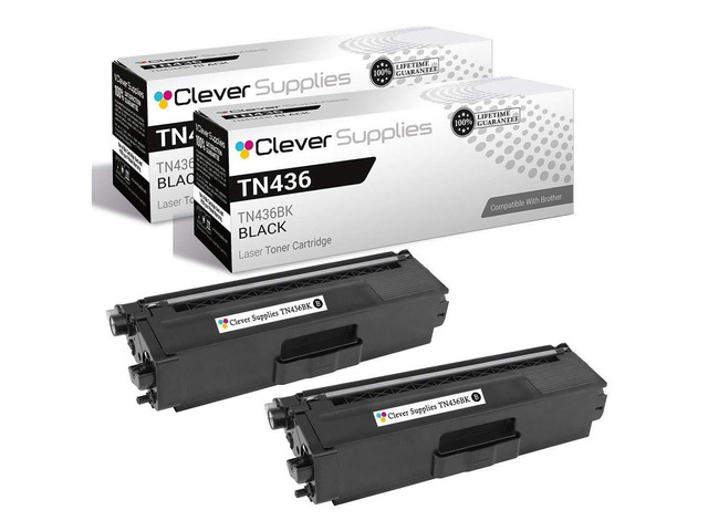 CS Replacement Toner Cartridge Compatible with Brother TN436 TN-436 TN436BK 2 Black for HL-L8360CDW HL-L8360CDWT HL-L9310CDW HL-L9310CDWTT...