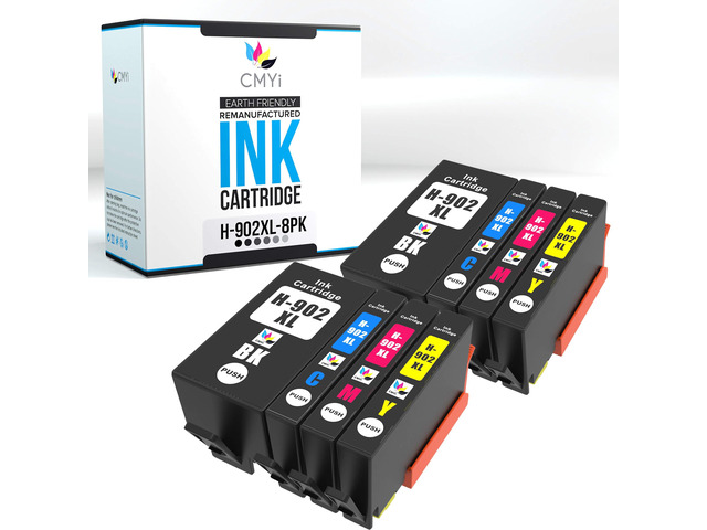 902XL Replacement Combo Pack Ink Cartridge for HP OfficeJet Pro 6960, Pro 6963, Pro 6964, Pro 6965, Pro 6966, Pro 6968, Pro 6970, Pro 6971 Printers...