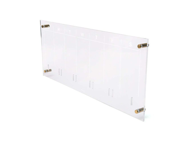 Acrylic Weekly Wall Calendar