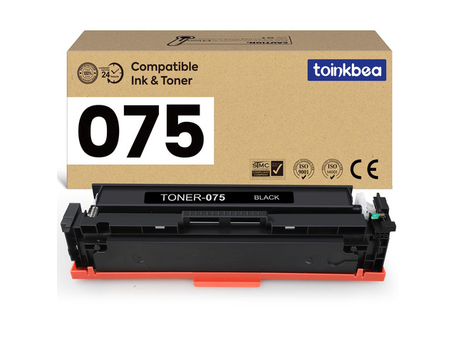 075 Black Toner Cartridge LBP646Cdw MF665Cdw MF662Cdw MF663Cdw 1-Pack Compatible for Canon 075 Black ImageCLASS LBP646Cdw MF665CDW MF662CDW...
