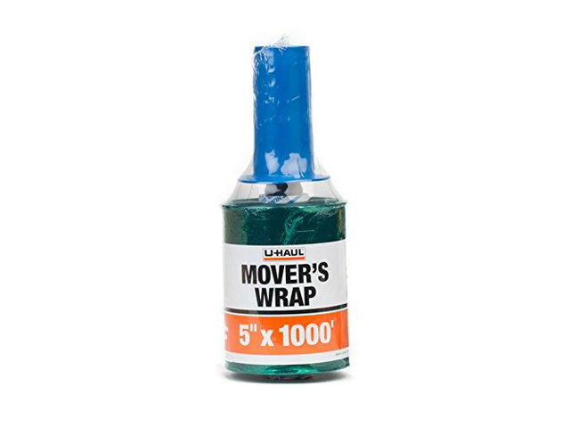 Mover's Stretch Plastic Wrap - Bind, Bundle, Fasten, Protect, and Wrap Furniture and Home Goods - 5' x 1000'- 1 Roll