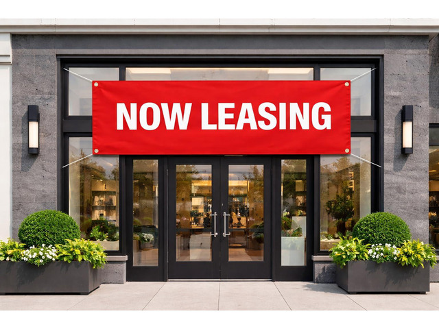 For sale/Now open3x8 Feet Large Now Open Banner Bold, Weatherproof Vinyl Sign for Retail Stores & Businesses (Now Leasing)