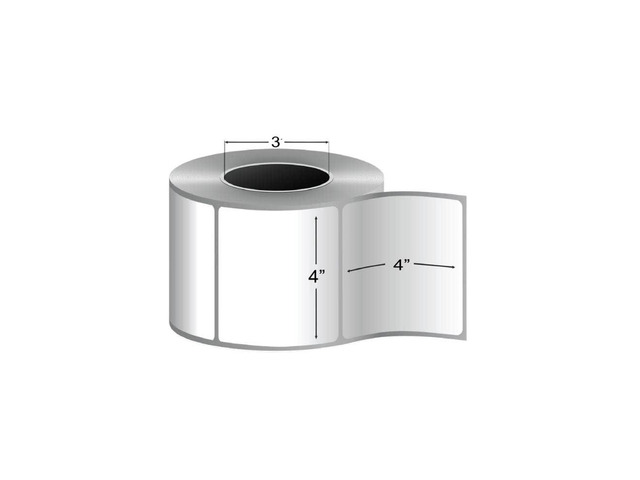PSBM 4 Rolls 4 x 4 Inch Direct Thermal Labels, 3 Inch Core, 1475 Labels/Roll, Self-Adhesive Shipping/Address Barcode Label, Compatible with Zebra,...