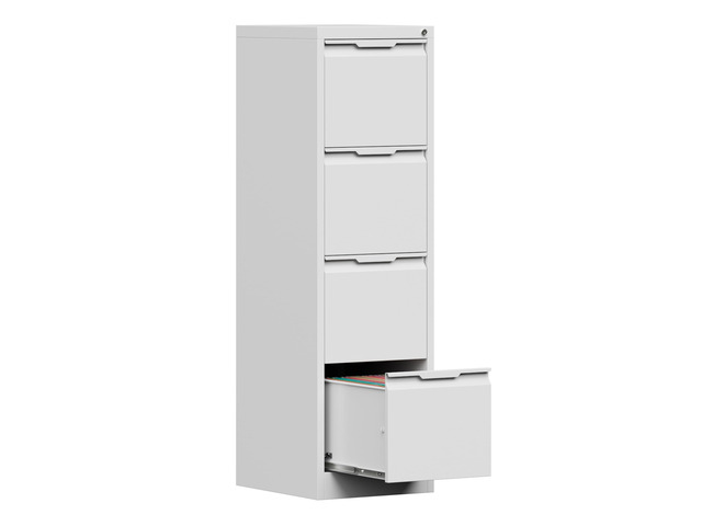 4-Drawer Metal File Cabinet with Lock,Steel Printer Stand with Storage for Home Office,Vertical Filing Cabinet for Legal/Letter/A4 Files,Assembly...