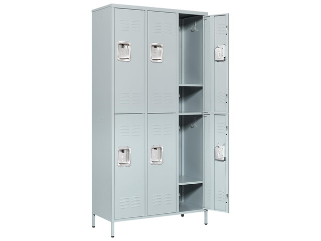 Metal Lockers for Employees Steel Locker Large School Locker Metal Wall Locker Office Employee Lock Box Steel Storage Cabinet Storage Locker...