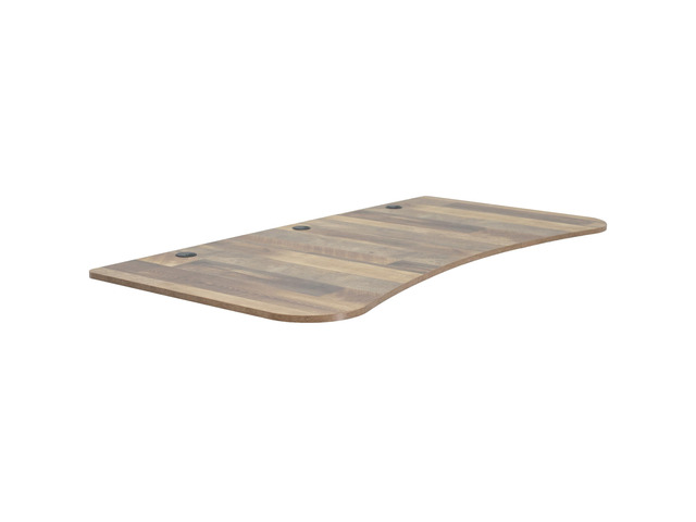Reclaimed Wood 63 x 32 inch Table Top, DESK-TOP1P 3 Section Desktop, For Height Adjustable Sit Stand Desk Frame, Home Office, Universal