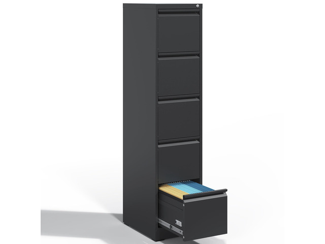 Metal File Cabinet with Drawer Heavy Duty Locking File Cabinets Home Office Steel Filing Cabinet Vertical File Cabinets for Legal/Letter Size...