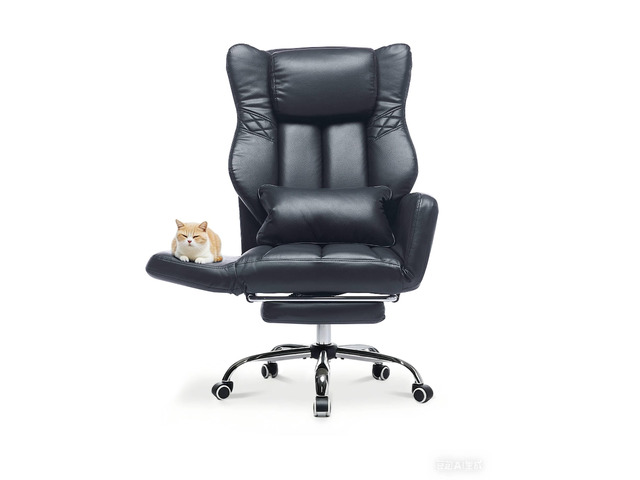 High Back Criss Cross Office Chair with Foot Rest & Flip Armrests Big and Tall Criss Cross Gaming Chair, PU Leather Ergonomic Home office...