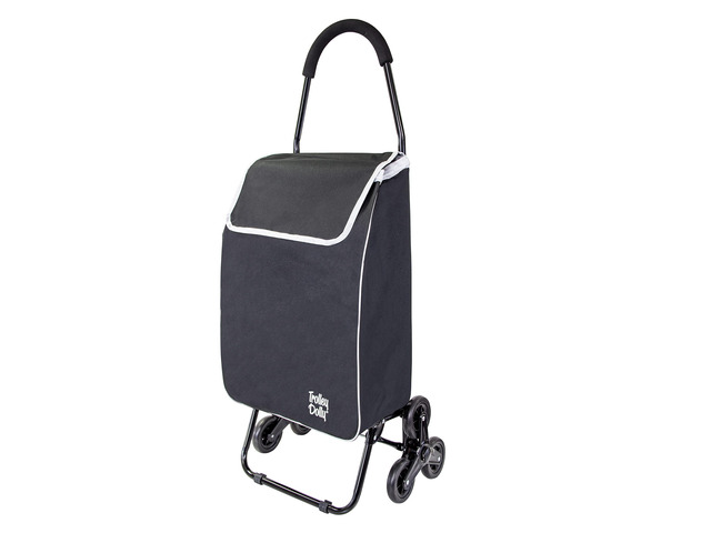 Trolley Dolly Sport Stair Climber Foldable Grocery Cart on Wheels Multi Use Rolling Cart with Removable Bag, Hand Truck Dolly Function, and Stair...