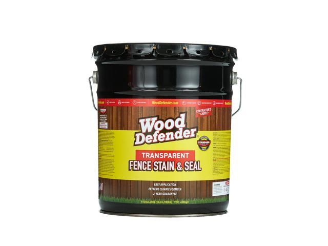 Transparent Fence Wood Stain and Seal in One, Oil-Based Penetrating Sealer, Professional-Grade, Long-Lasting, Weather-Resistant Protector, Oxford...