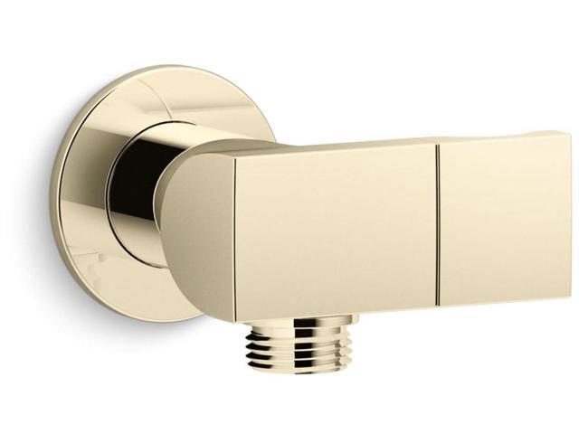 98354-AF EXHALE SUPPLY ELBOW WITH BRACKET, Vibrant French Gold