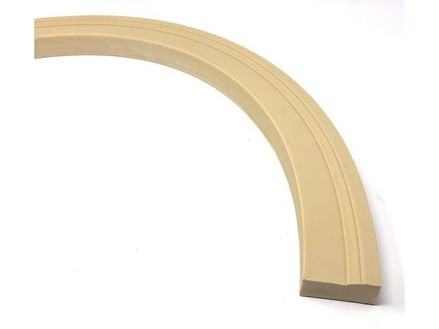 #180: Flexible Brick Molding: 1.25' Thick x 2' Wide - PRE Curved to fit Half Round Arches 57' Diameter up to 66' Diameter