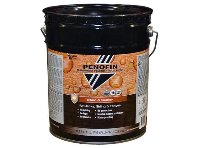 Penofin 5 Gallon Stain and Sealer Tranparent Penetrating Oil Finish - Natural Cedar