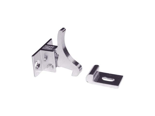 25 Pack Hardware Extra Heavy Duty Elbow Latch Cabinet Door/Window Catch - Nickel Finish with Screws