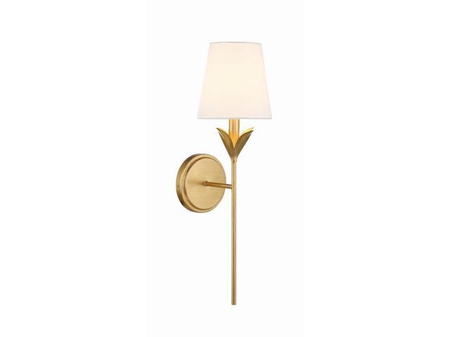 Broche 6'' Antique Gold Sconce