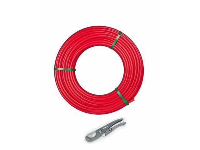1 Inch 100 ft Pex A Pipe/Tubing RED for Potable Water-Plumbing Application with a Pipe Cutter (Red),(ZR100)