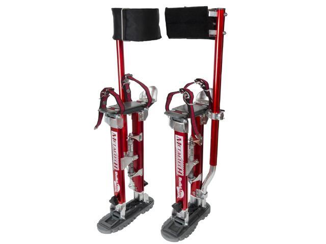 I-BMDS2440 BuildMan Grade 24-in. to 40-in. Drywall Stilts 2-Pack, Anodized Aluminum Stilts for Adults, Drywall Tools for Home Improvement, Paint...