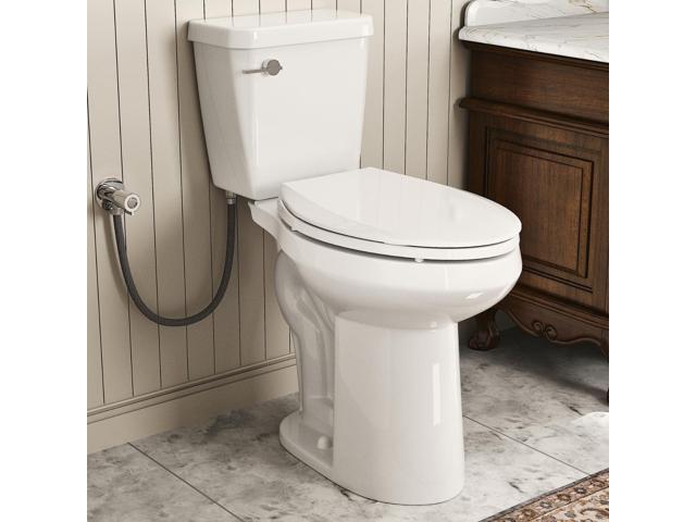 Tall Toilet 21 Inch, Comfort Elongated 21' High Toilets For Seniors, Two-Piece Extra Tall Toilet for Bathroom, 1.28 GPF Single Flush, Soft-Closing...
