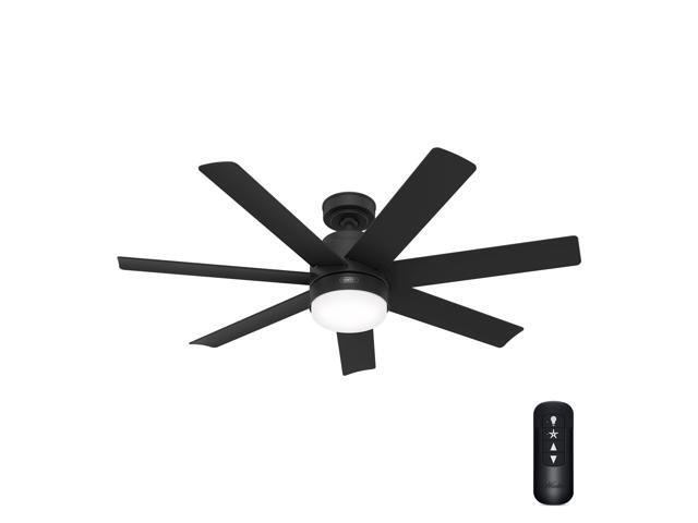 Brazos Outdoor with LED Light 52 inch Matte Black - Matte Black
