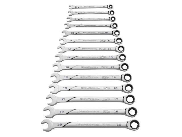 Universal Spline XL Ratcheting Combination SAE Wrench Set - 86426