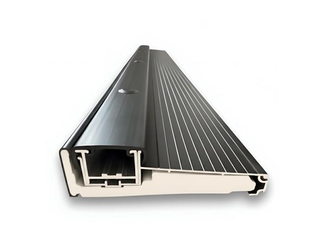 KC Hardware Black Adjustable Aluminum Threshold, Short Width, Hidden Screw Design, Heavy-Duty Exterior Door Threshold for Residential & Commercial...
