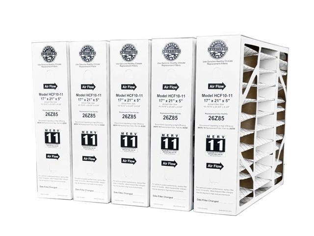 Lennox 26Z85-17' x 21' x 5' HCF10-11 Air Filter, MERV 11 (5-Pack)
